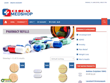 Tablet Screenshot of globalmedshop.com